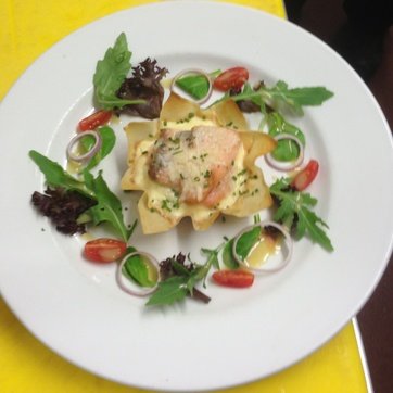 Smoked Salmon & Avocado In Crisp Pastry